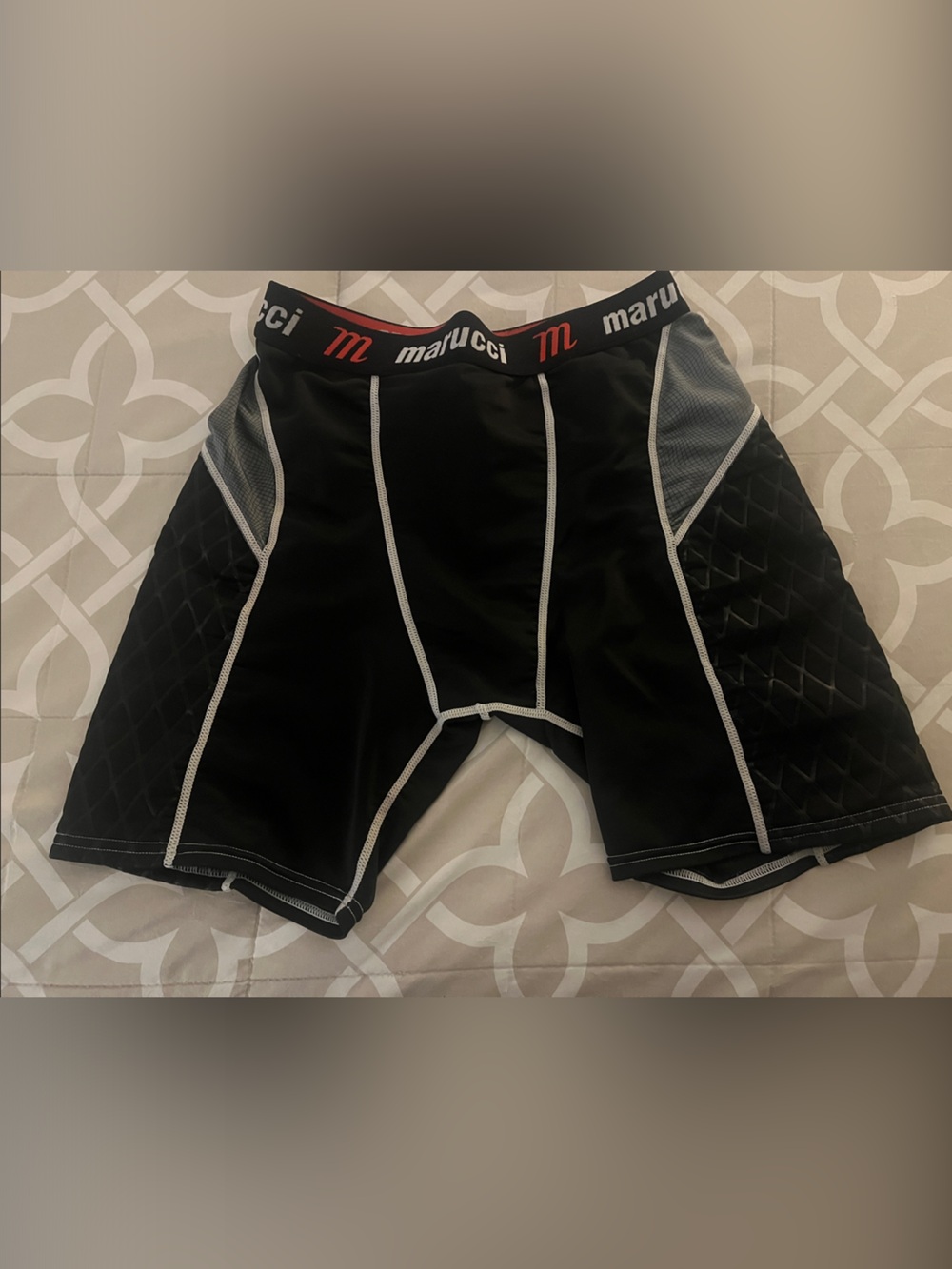 Marucci Black Padded Baseball Sliding Shorts